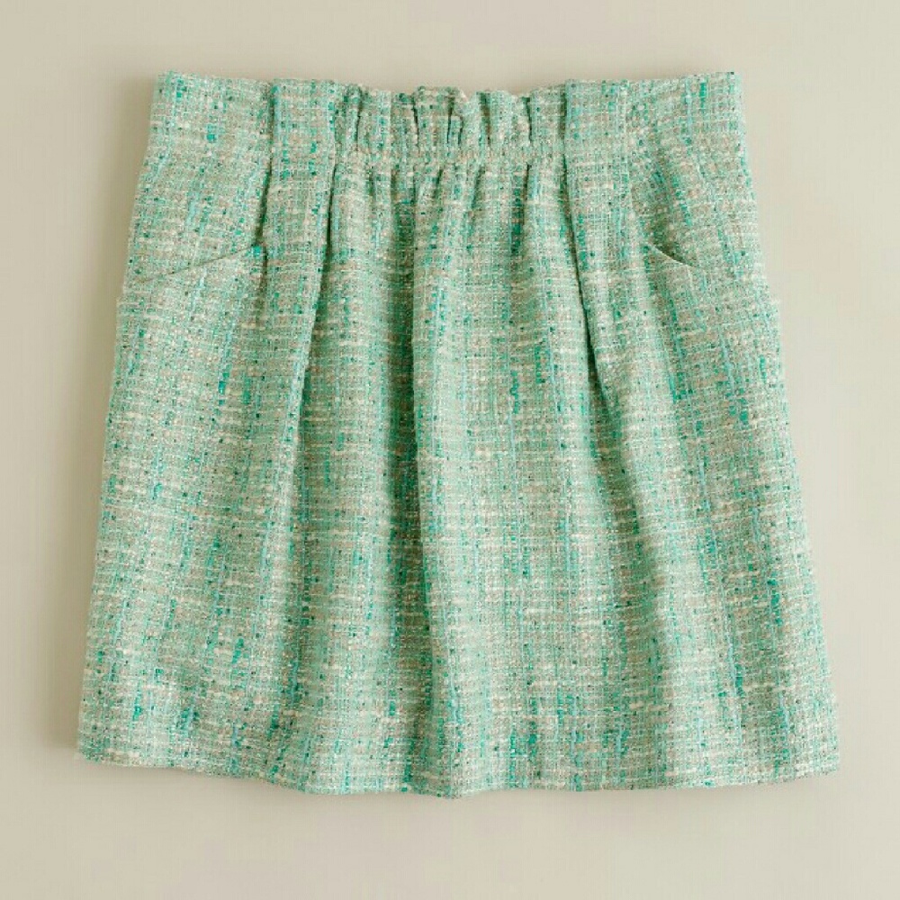 J. Crew | Surf Tweed Skirt